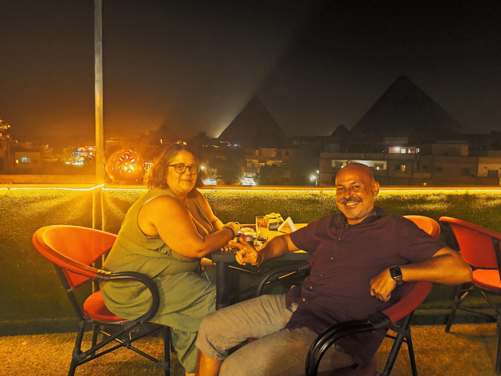 Magic Golden Pyramids View Hotel Kafrat al Jabal Exterior photo